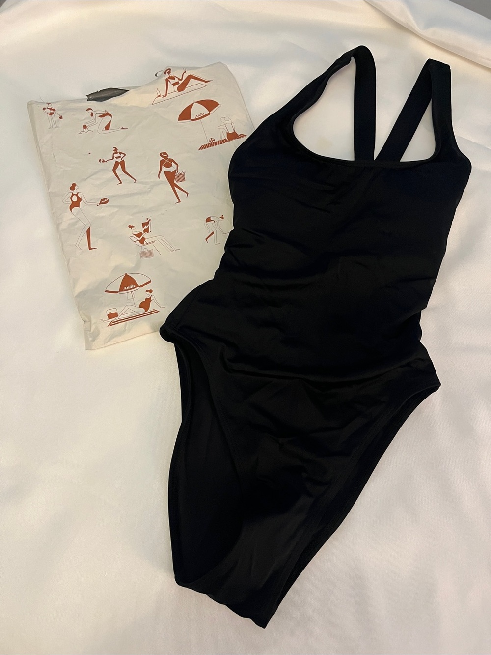 Andie Swim Cheeky Tulum One-Piece Swimsuit in Classic Black